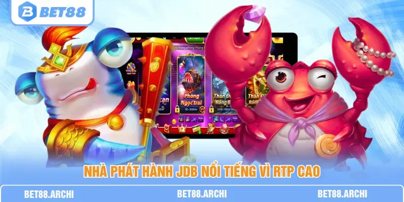 Các nhà phát hành game bắn cá Jili, JDB, CQ9 và TP Gaming trên một màn hình