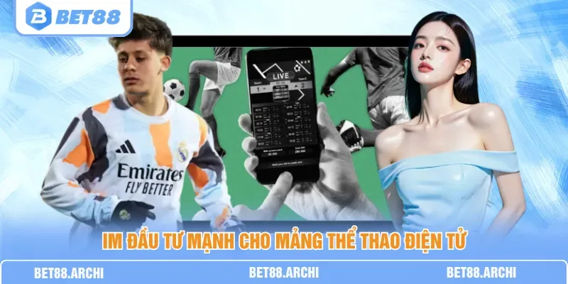 Năm nhà phát hành SABA, CMD, UG, IM, CR tại sảnh thể thao